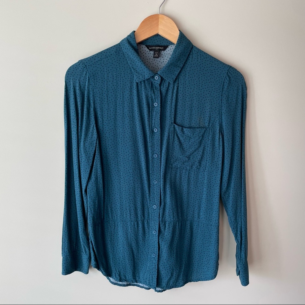 Banana Republic Polka Dot Blouse